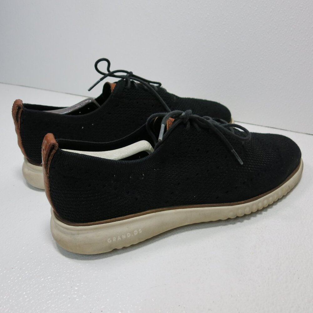 Cole Haan 2.ZERØ GRAND Laser Wingtip Oxfords Fabric Casual Footwear Sz 10.5 M - Picture 4 of 7